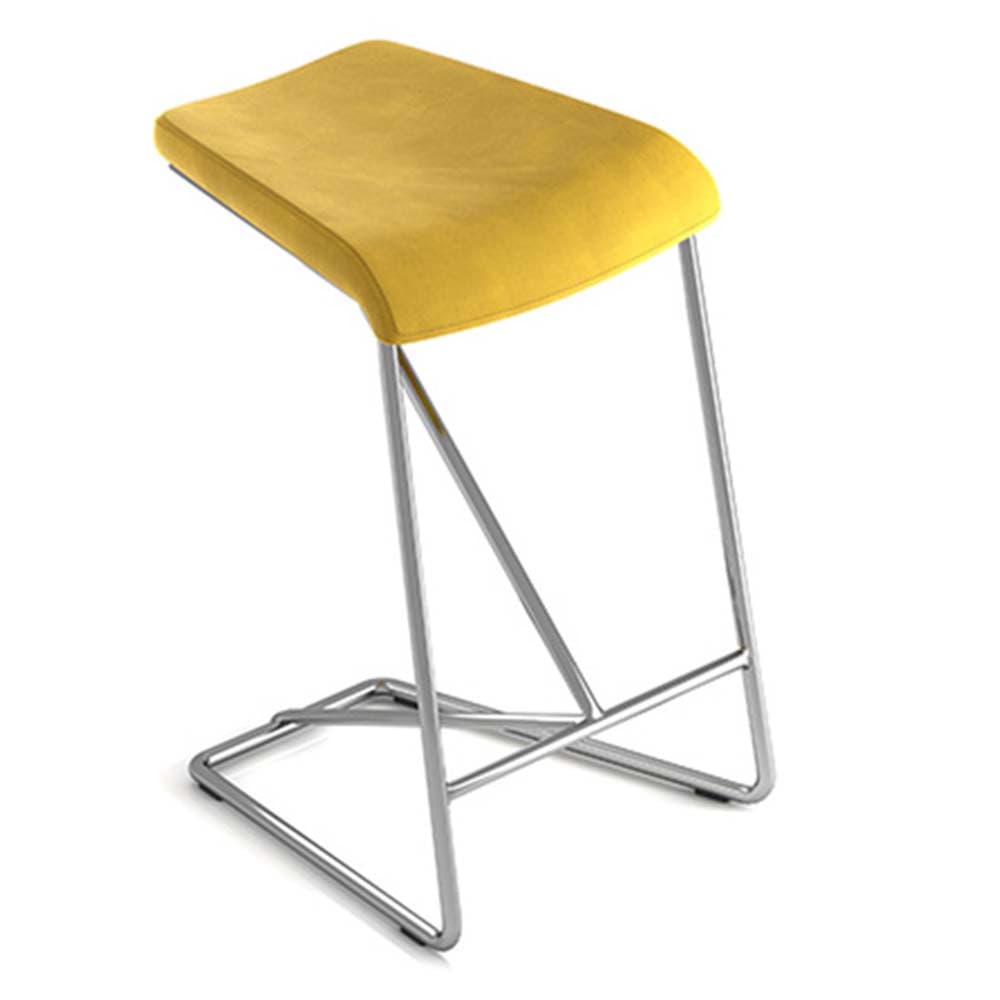 صندلی بار متوسط با پوشش چرم BS-103-03 هلگر — تصویر ۵