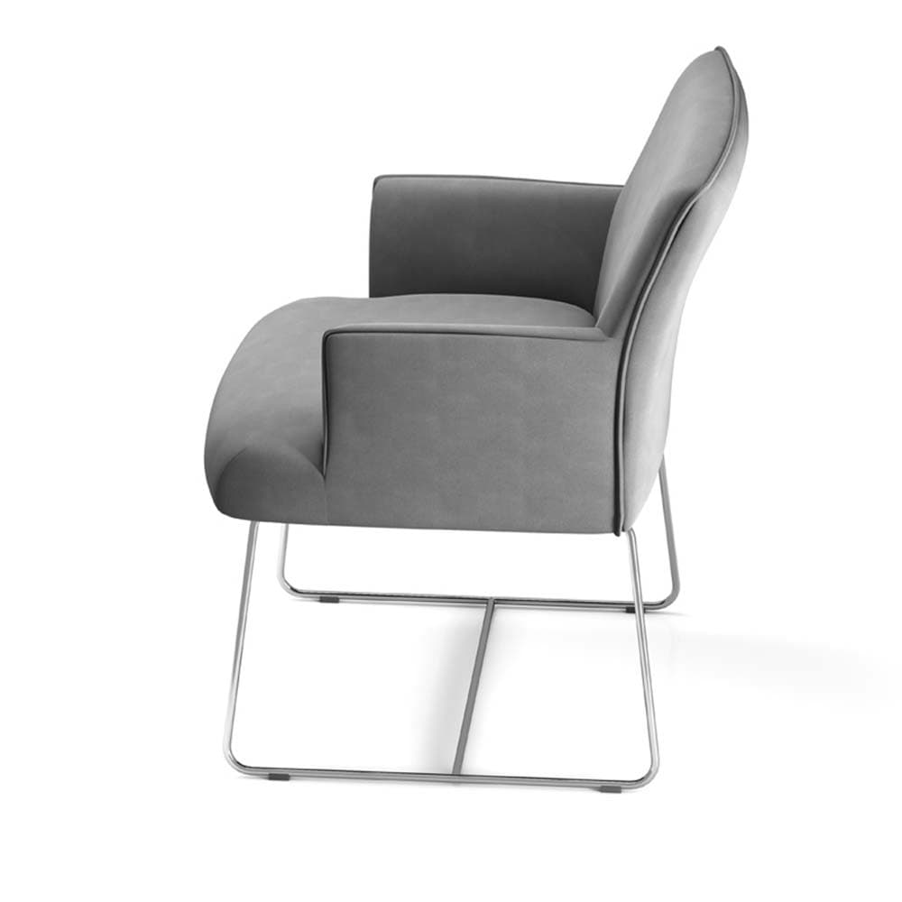 صندلی غذا خوری پوشش چرم مدل DC-105-01 هلگر