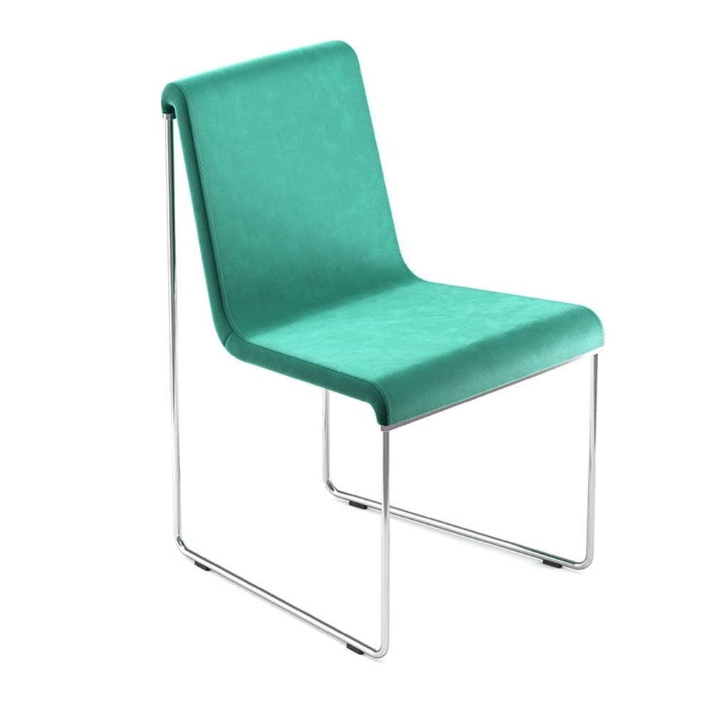 صندلی غذاخوری با پوشش چرم مدل DC-102-01 هلگر