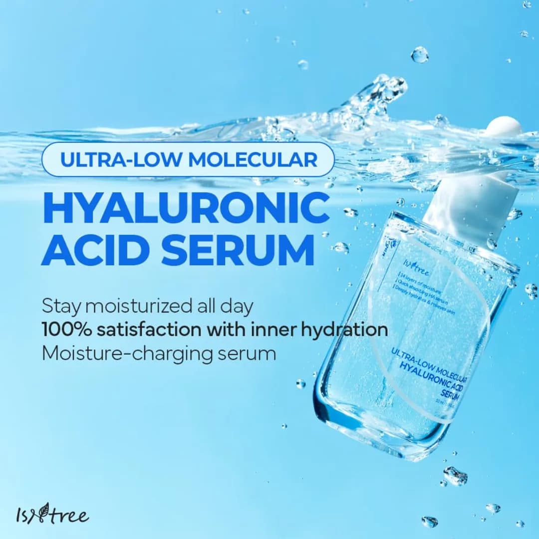 سرم هیالورونیک‌ اسید ریز مولکول ایزنتری Ultra-Low Molecular — تصویر ۹