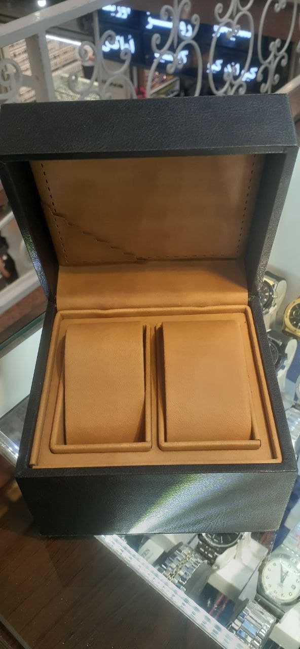 جعبه ست ساعت چرمی کیفیت عالی رنگ ثابت کد 2315071