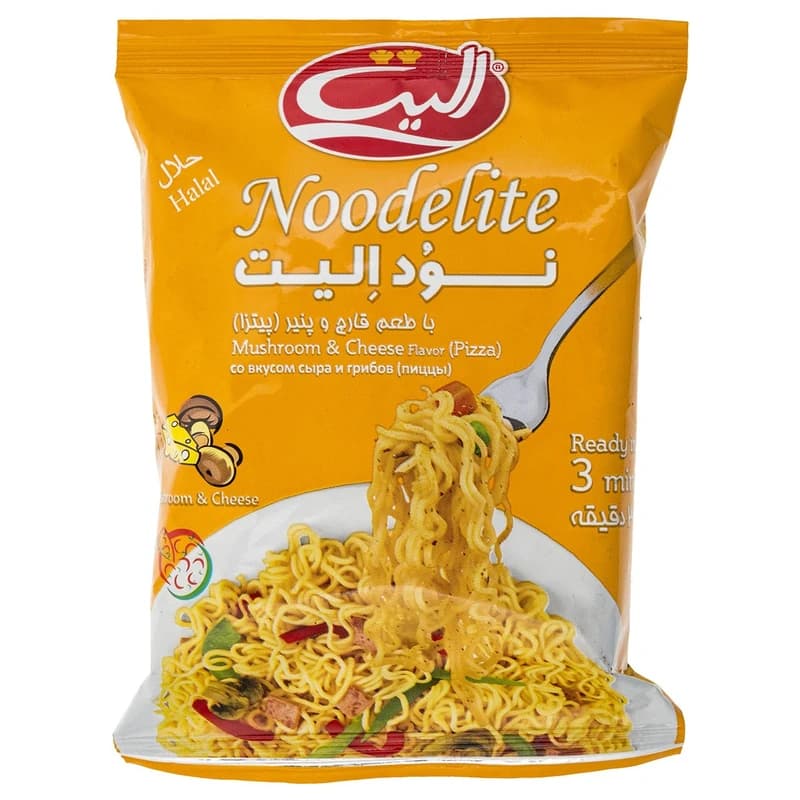نودل با طعم قارچ و پنیر الیت – 75 گرم — تصویر ۳