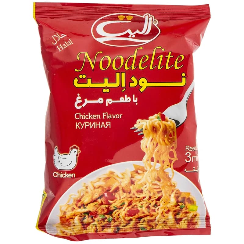 نودل با طعم مرغ الیت – 75 گرم — تصویر ۳