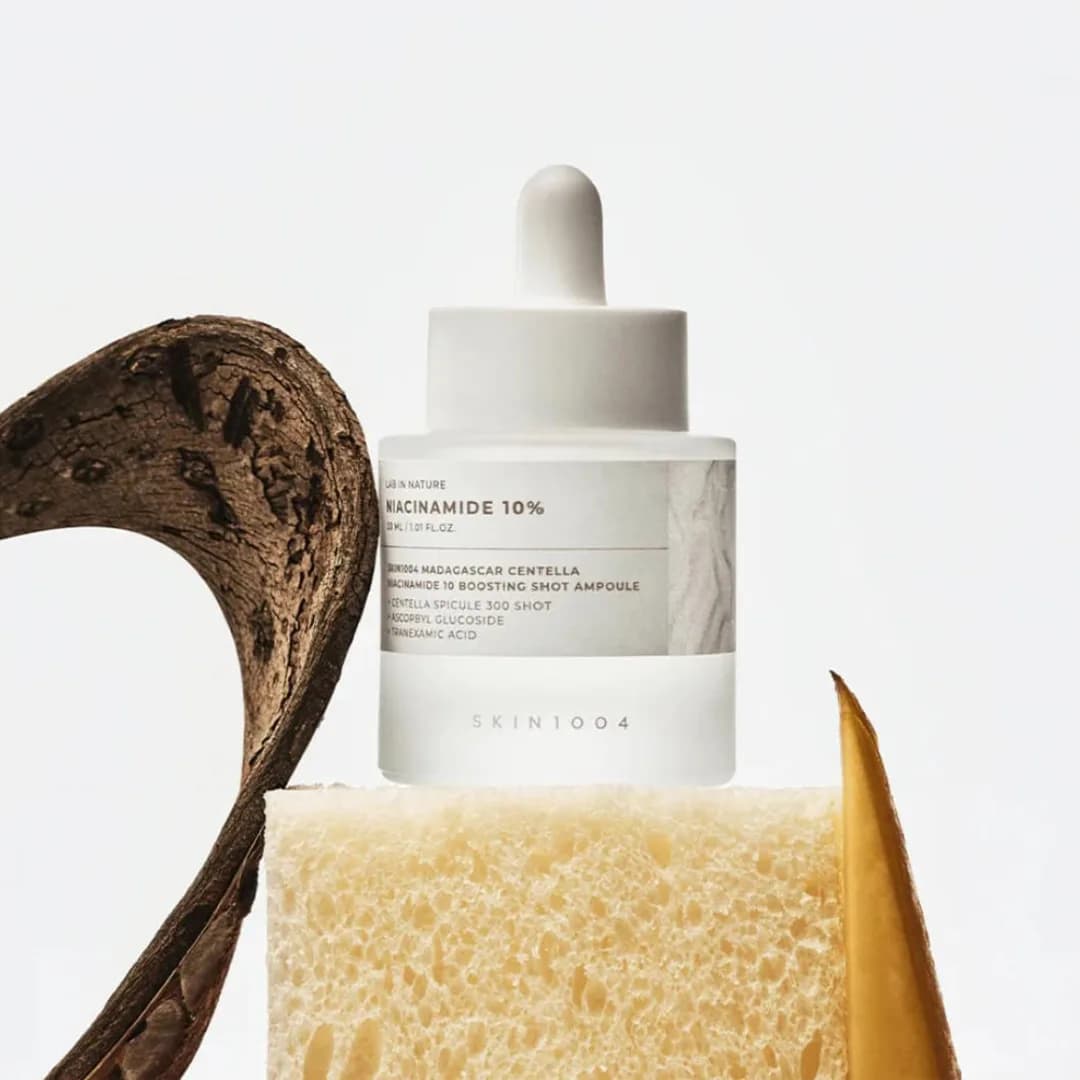 آمپول نیاسینامید %10 سنتلا اسکین Skin 1004 روشن کننده و کوچک کننده منافذ — تصویر ۳