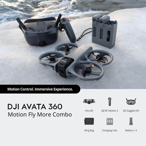 آواتا ۳۶۰ موشن کمبو | DJI Avata 360 Motion Fly More Combo
