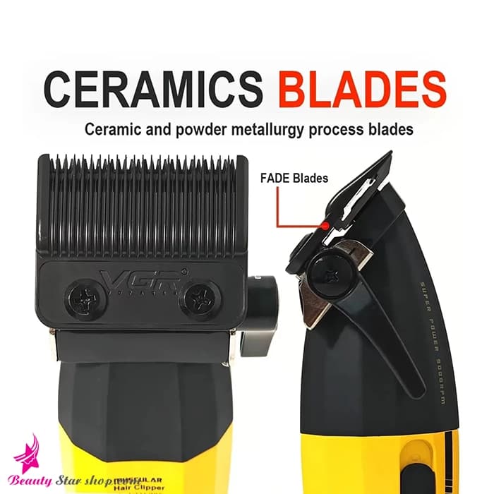 ماشین اصلاح کلیپر و حجم زن وی جی آر مدل V-285 — تصویر ۸