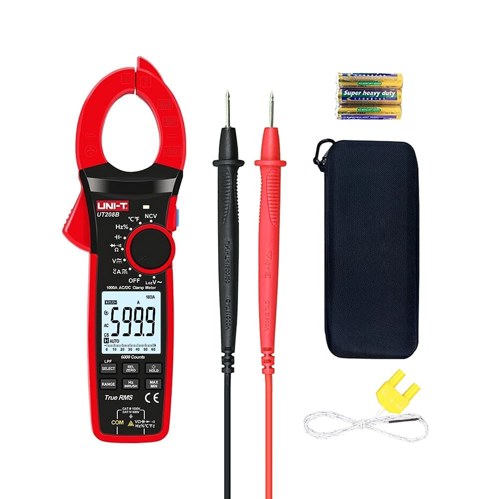 کلمپ آمپرمتر یونیتی UNI-T UT208B — تصویر ۱۲