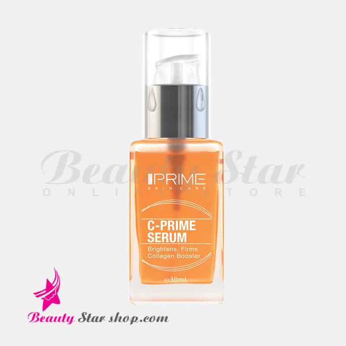 سرم روشن کننده و سفت کننده ویتامین سی پرایم مدل C-Prime مناسب انواع پوست حجم 30 میلی لیتر