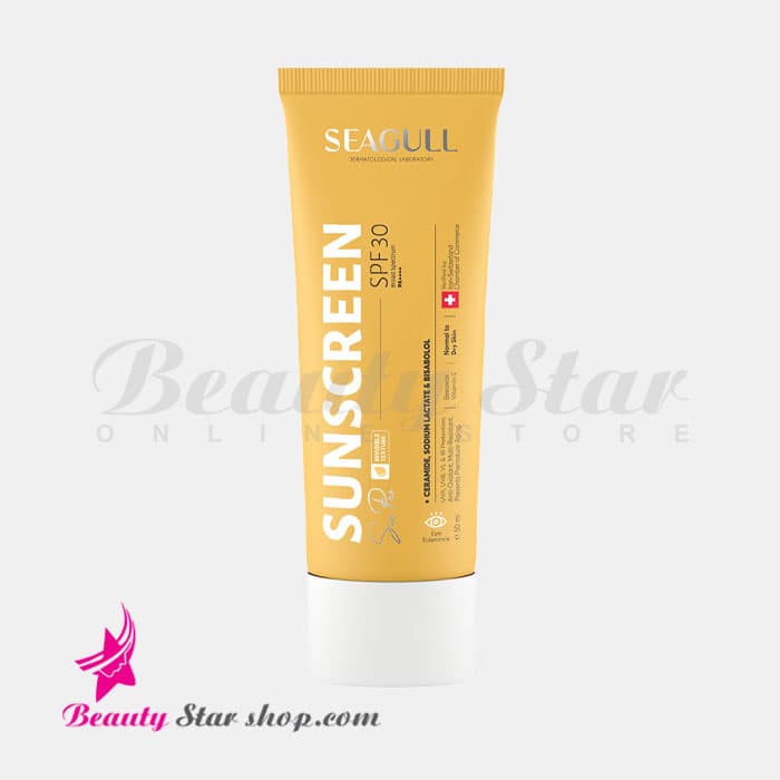 کرم ضد آفتاب مرطوب کننده بی رنگ سی گل SPF 30 مناسب پوست نرمال تا خشک حجم 50 میلی لیتر