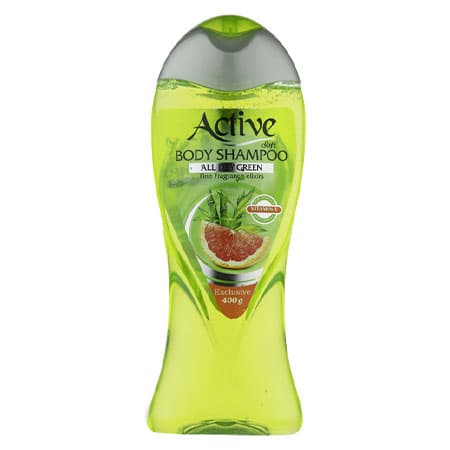 شامپو بدن اکتیو سری Mineral مدل Green مقدار 400 گرم — تصویر ۲