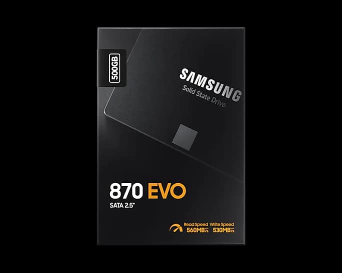 هارد اس اس دی سامسونگ 870EVO 500GB — تصویر ۳