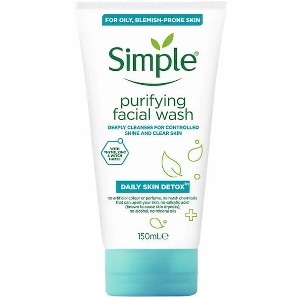 ژل شستشو و لایه بردار صورت سیمپل Simple مدل Daily Skin Detox حجم 150 میلی لیتر — تصویر ۳