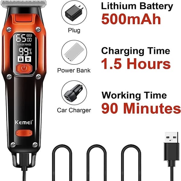 ماشین اصلاح خط زن کیمی KM-658 — تصویر ۷