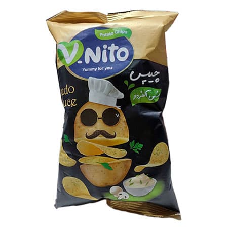 چیپس سس آلفردو وی نیتو وزن 105 گرم