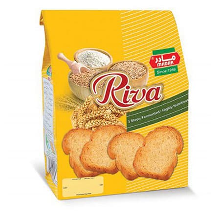 نان سوخاری ریوا مقدار 250 گرم