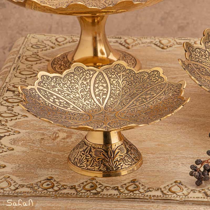 ست پذیرایی برنجی آنتیک کد 317 — تصویر ۱۰