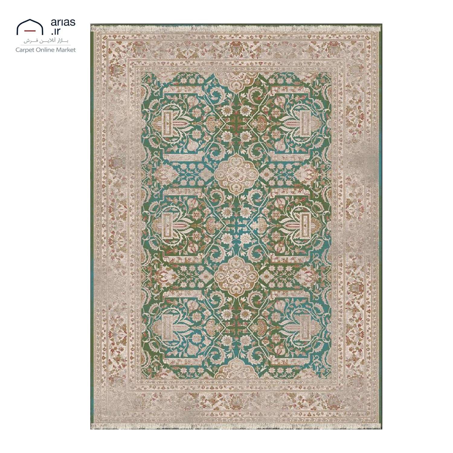 فرش ماشینی آریاس طرح وینتیج کد M04182