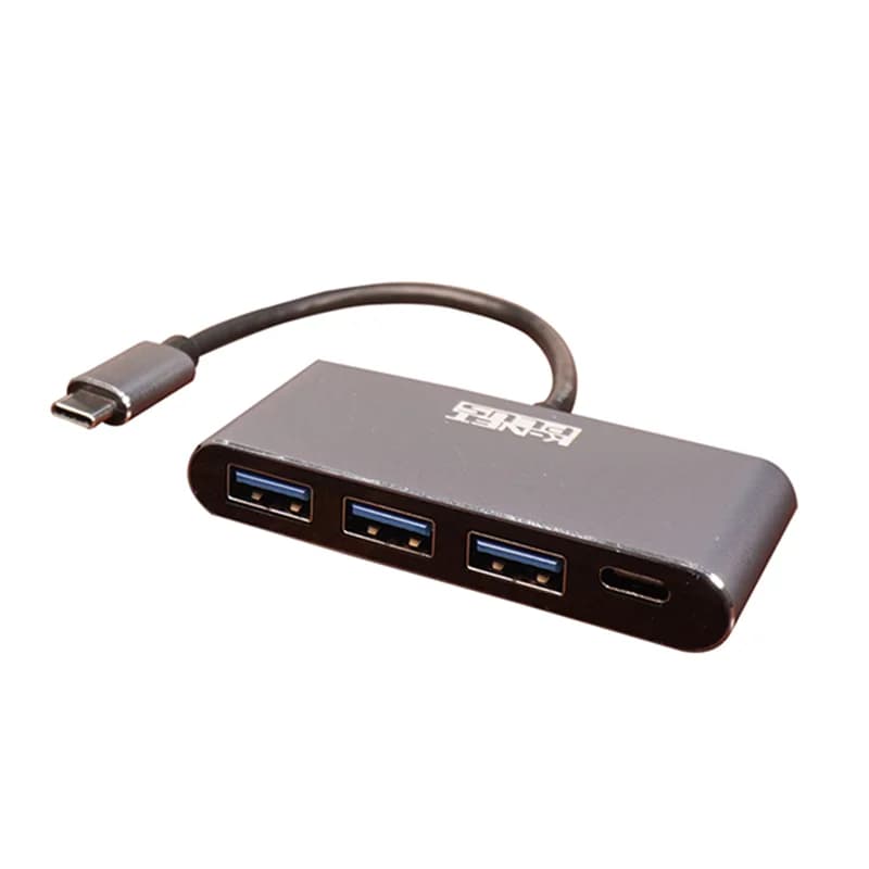 هاب تایپ سی کی نت پلاس مدل KP-HUCMH3102 با 3 پورت USB 3.0 و 1 پورت PD