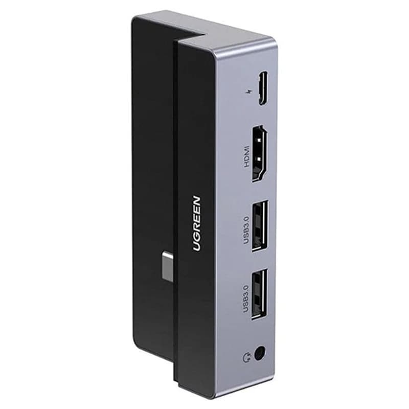 هاب 5 پورت Type-C یوگرین مدل 70688-CM317 با 2 پورت USB 3.0 و پورت HDMI و AUX و Type-C با قابلیت PD