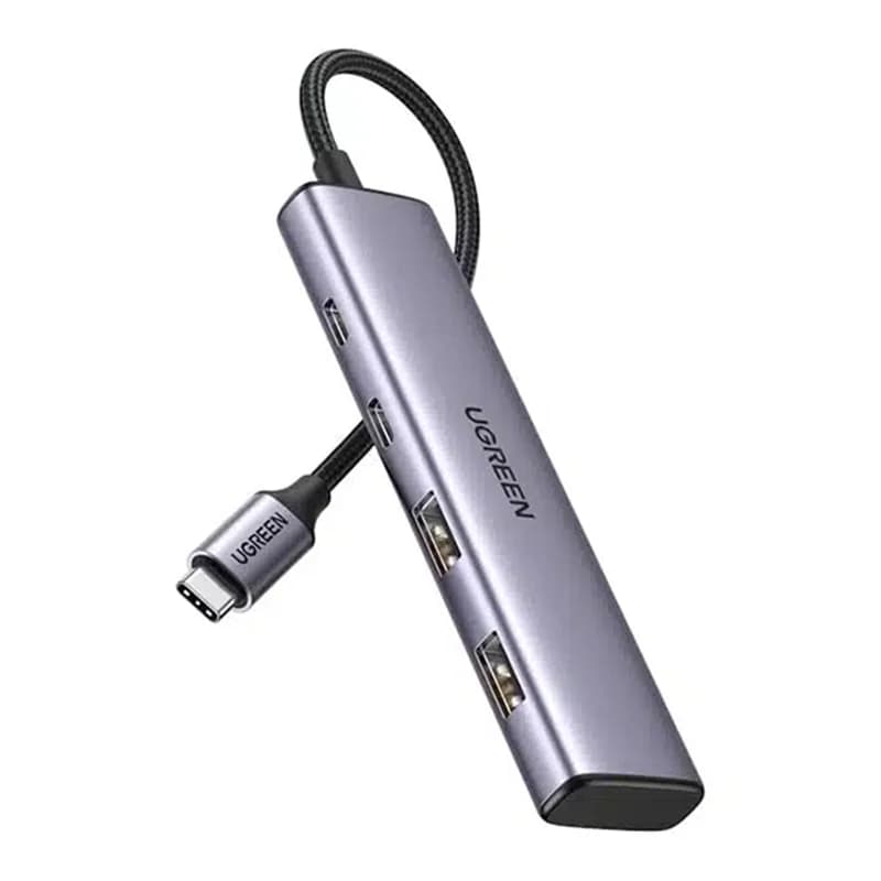 هاب چهار پورت USB-C یوگرین مدل CM473-15395 با 2 پورت ‌USB-A و 2 پورت USB-C