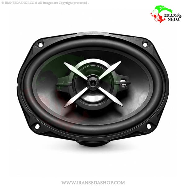 بلندگو ویس من مدل voice man v-6940 سایز بیضی 550 وات بسته دو عددی — تصویر ۴