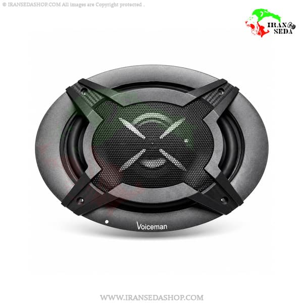 بلندگو ویس من مدل voice man v-6940 سایز بیضی 550 وات بسته دو عددی