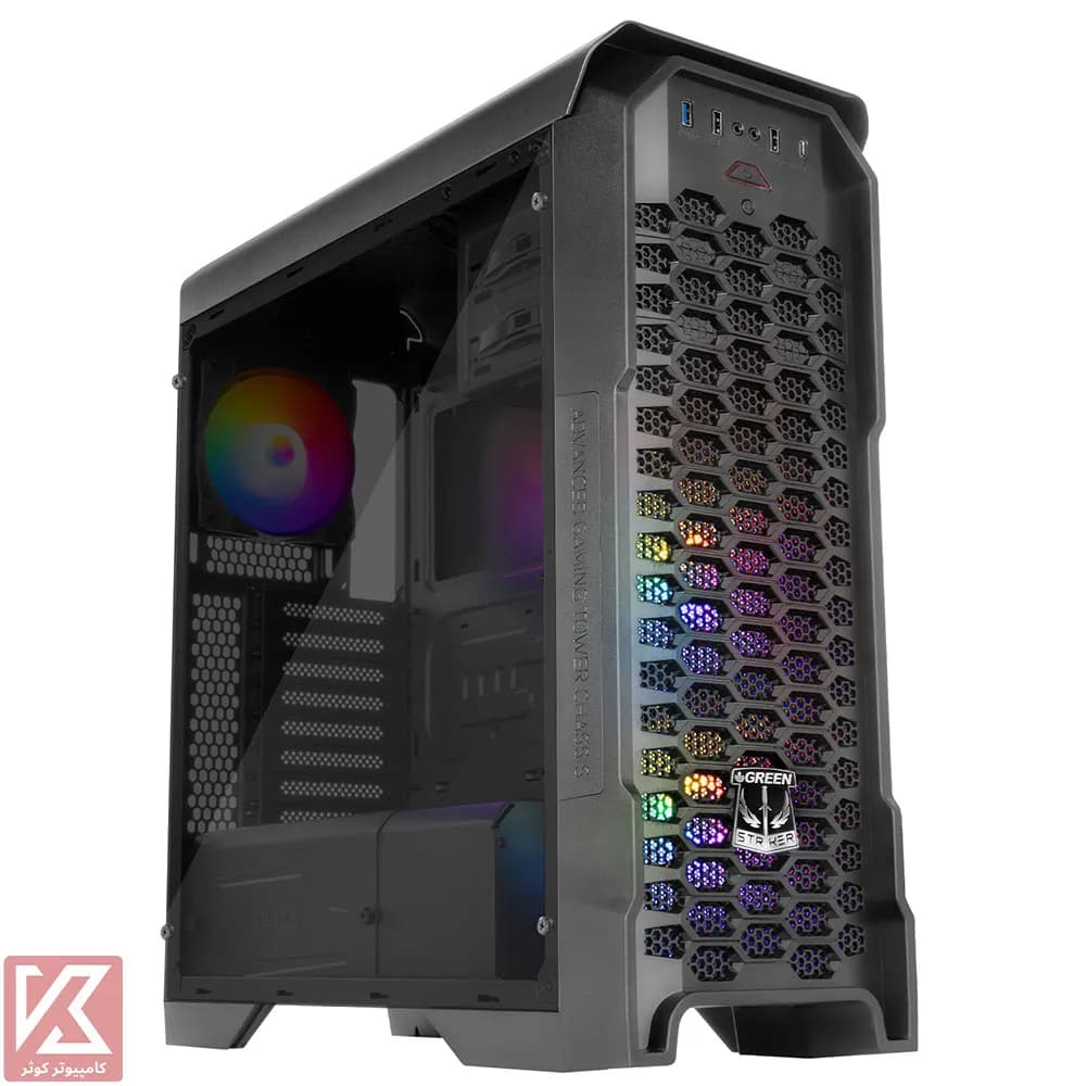 کیس گرین استرایکر مدل STRIKER FRGB — تصویر ۳
