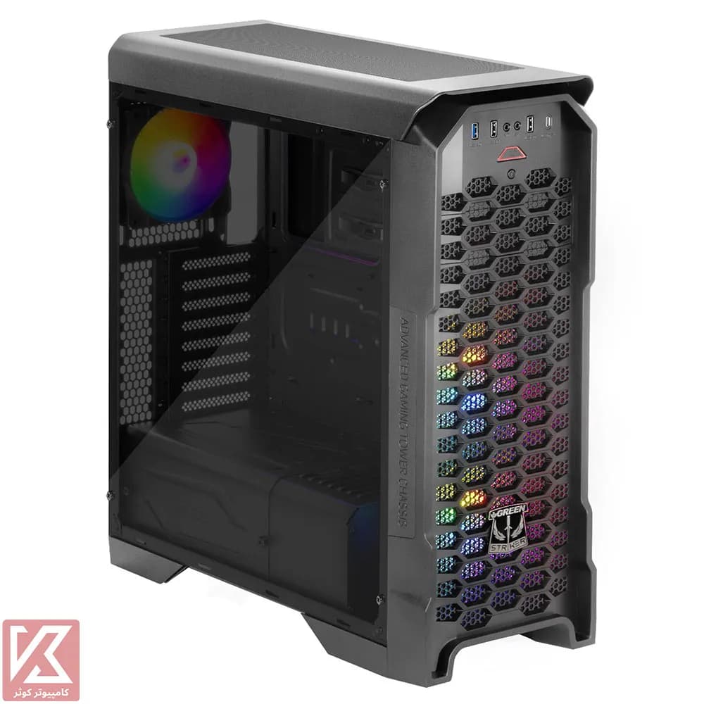 کیس گرین استرایکر مدل STRIKER FRGB — تصویر ۴