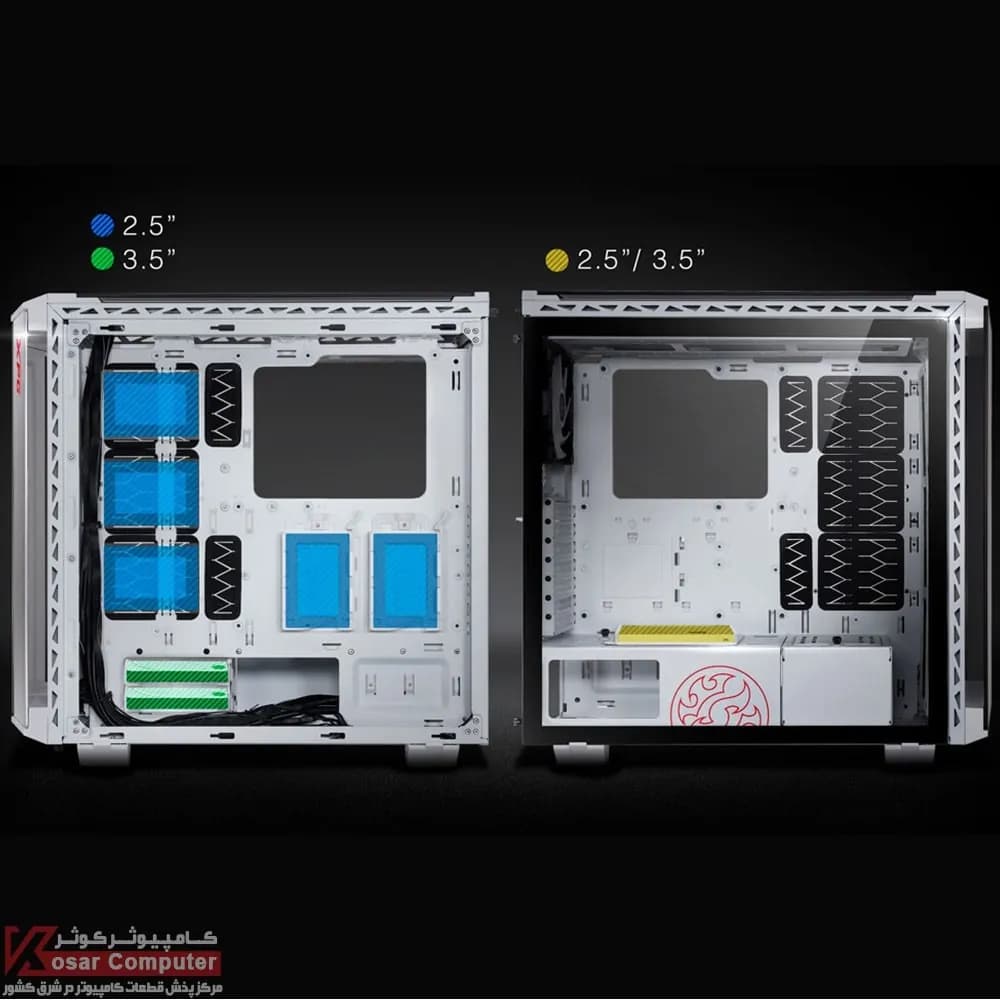کیس ایکس پی جی مدل XPG BATTLECRUISER WHITE — تصویر ۹