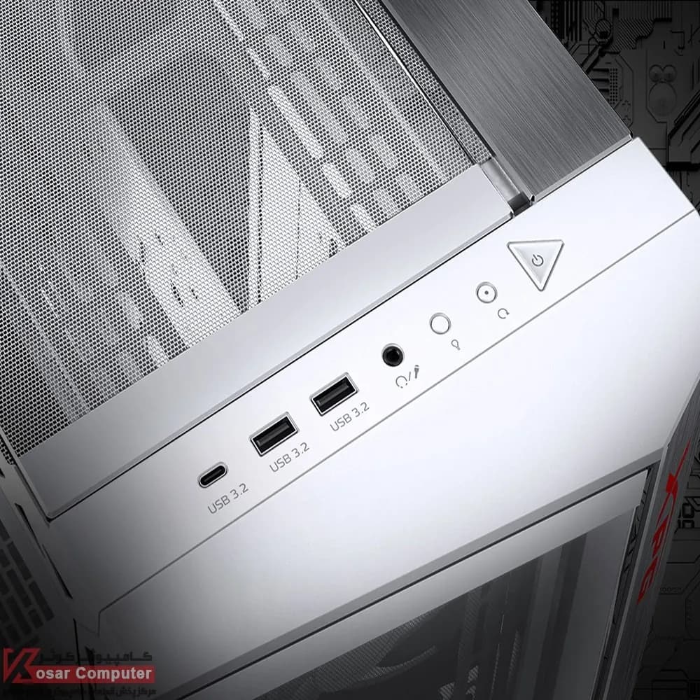 کیس ایکس پی جی مدل XPG BATTLECRUISER II WHITE — تصویر ۷