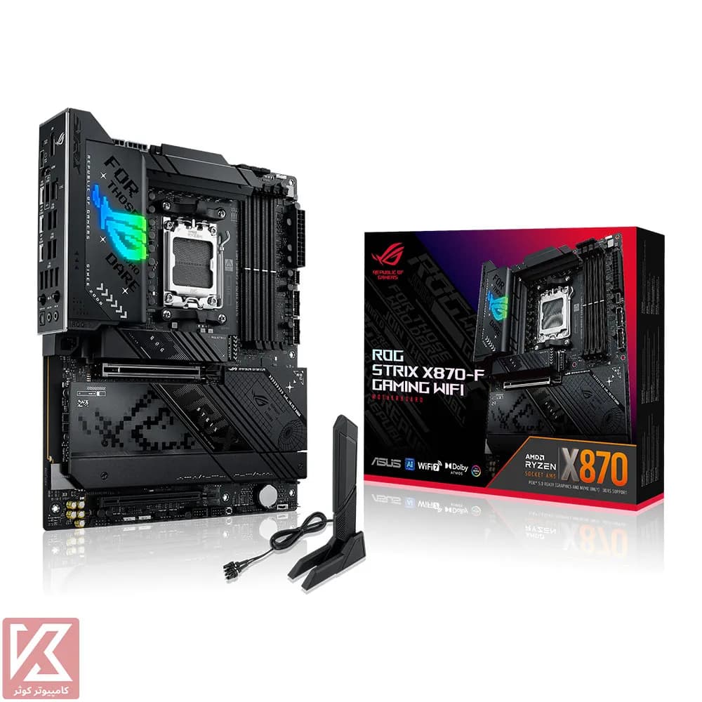 مادربرد ایسوس وایرلس ROG STRIX X870-F GAMING WIFI — تصویر ۱۱