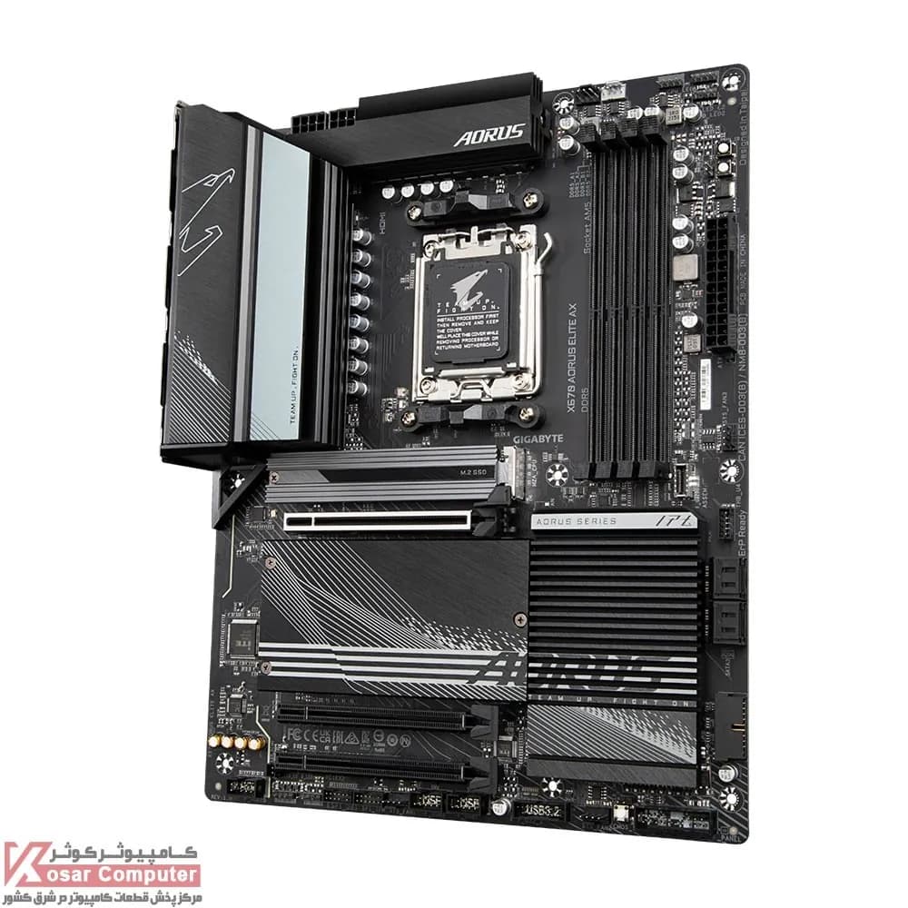 مادربرد گیگابایت X670 AORUS ELITE AX — تصویر ۵