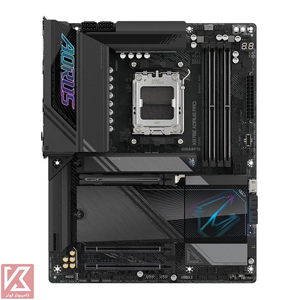 مادربرد گیگابایت X870E AORUS PRO — تصویر ۵