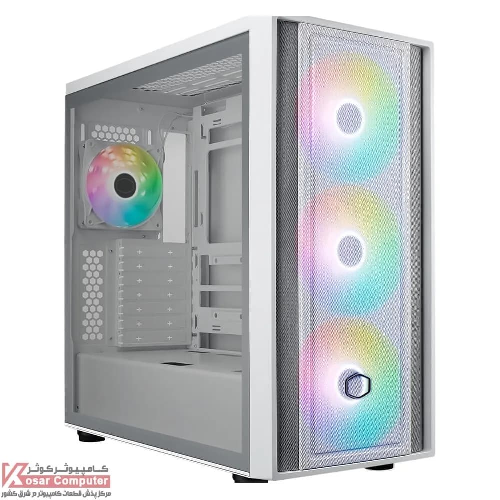 کیس کولر مستر مدل MasterBox 600 WHITE — تصویر ۹