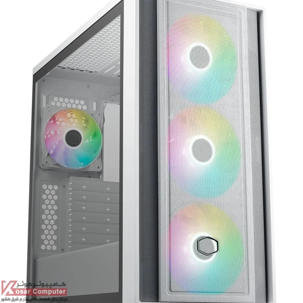 کیس کولر مستر مدل MasterBox 600 WHITE — تصویر ۵