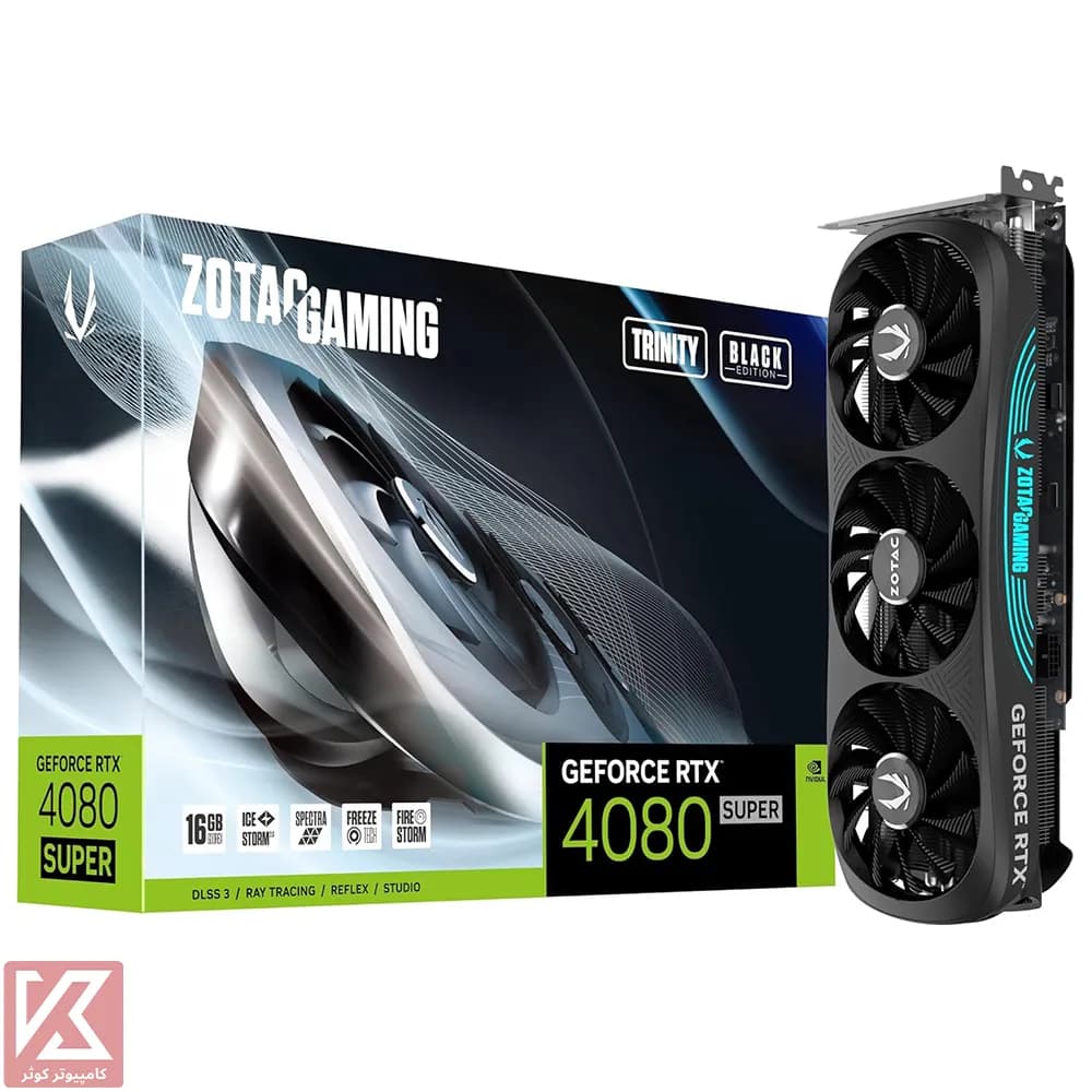 کارت گرافیک زوتک GAMING RTX 4080 SUPER Trinity Black 16GB — تصویر ۱۰