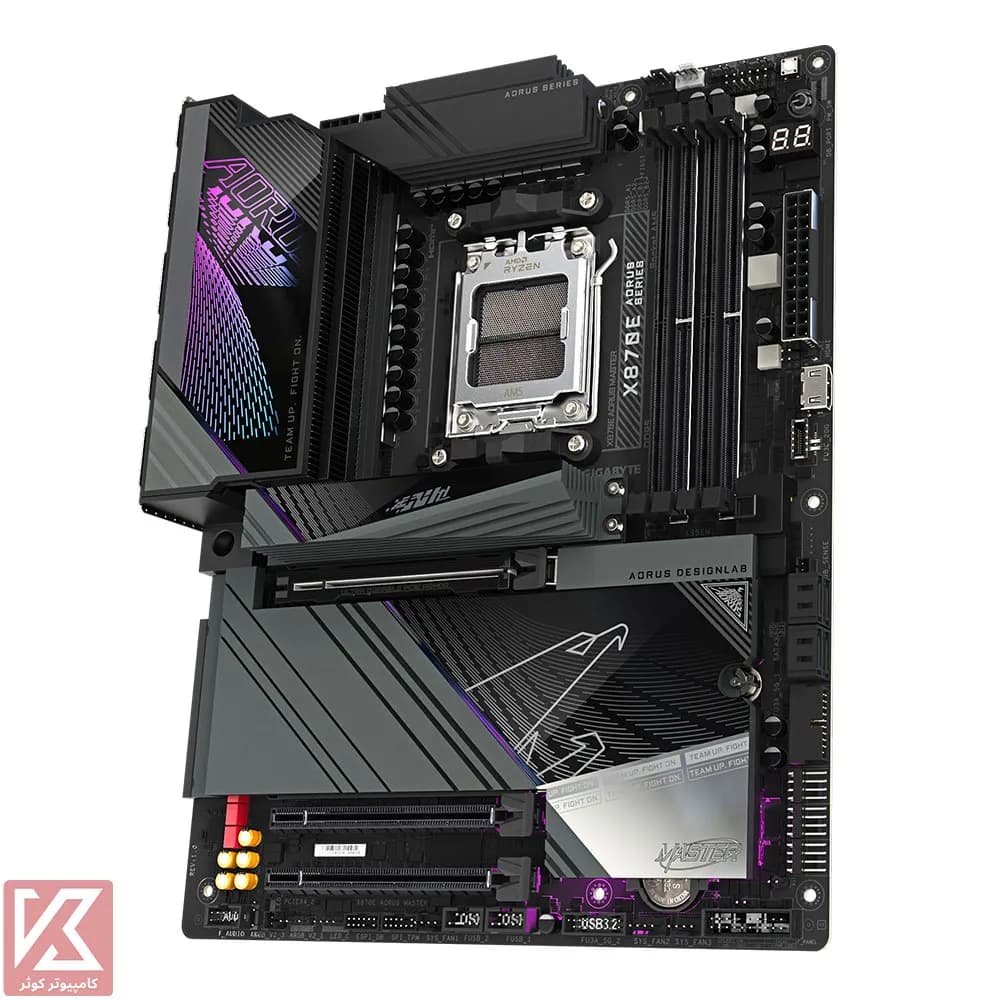 مادربرد گیگابایت X870E AORUS MASTER — تصویر ۱۱