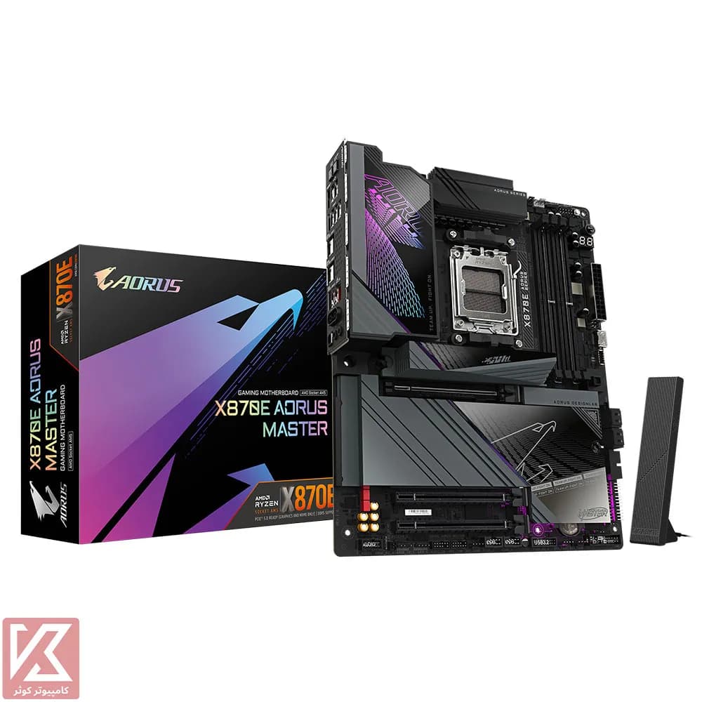 مادربرد گیگابایت X870E AORUS MASTER — تصویر ۹