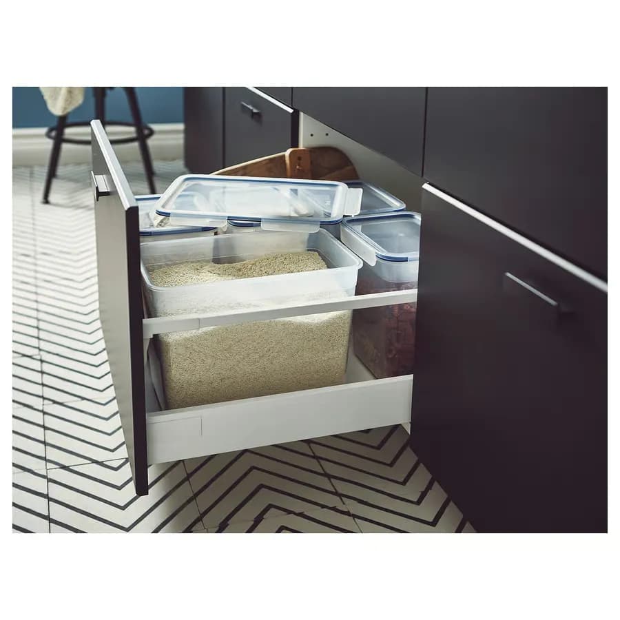 ظرف غذا مستطیلی/پلاستیکی 10.6 لیتری ایکیا مدل IKEA 365+ — تصویر ۷