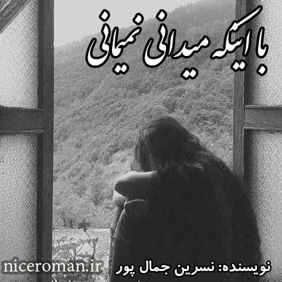و معرفی رمان با اینکه میدانی نمیمانی نوشته نسرین جمال پور | دانلود | کتاب خوان