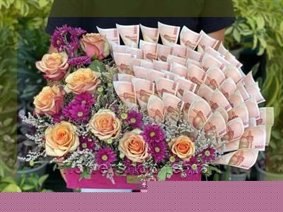دسته گل گلایل سفید مناسب شرکت‌ها، مطب‌ها و فضاهای اداری — تصویر ۲