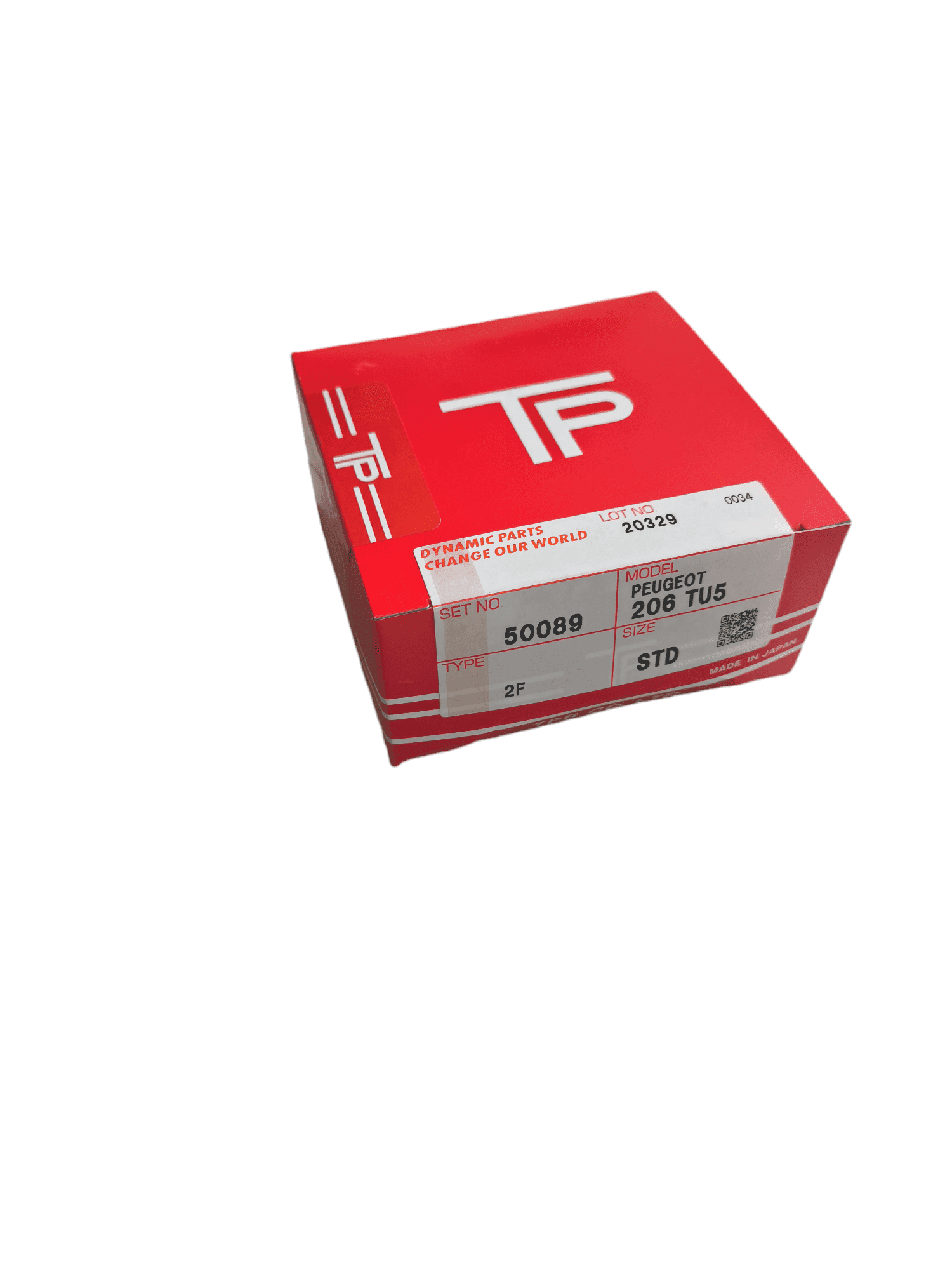 رینگ استاندارد STD پیستون موتور TP پژو 206 تیپ 5 (TU5) برند عظام