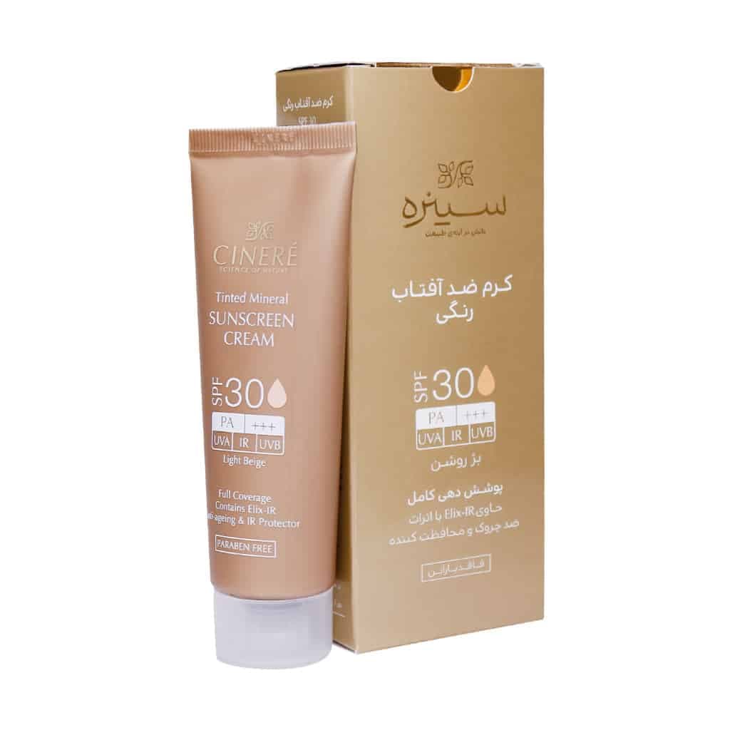 کرم ضد آفتاب SPF30 سینره — تصویر ۳