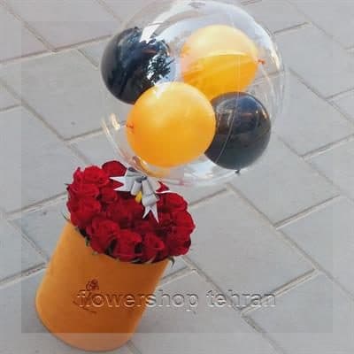 شکلات تولد ترکیبی از گل‌های باکیفیت برای جشن‌های به‌یادماندنی — تصویر ۳