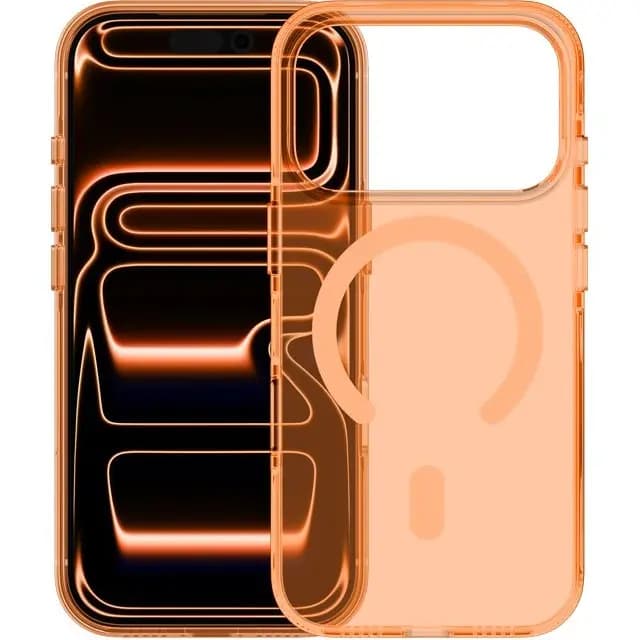 قاب کی دوو iceguard شفاف نارنجی مناسب iPhone 17 Pro Max (9708) — تصویر ۳
