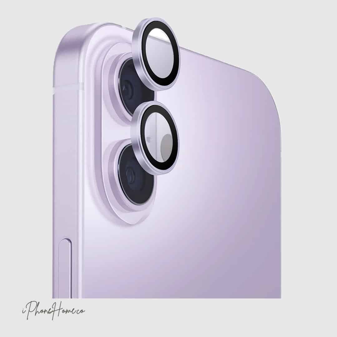 محافظ لنز یونیک Aluguard بنفش مناسب iPhone 17 (9767)