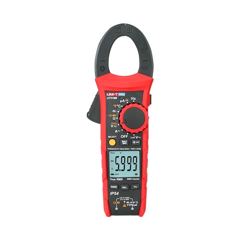 آمپرمتر کلمپی AC 600A دیجیتال یونیتی UNI-T UT219M
