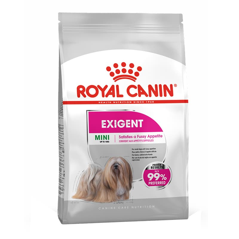 غذای خشک سگ نژاد کوچک بد غذا رویال کنین Royal Canin Mini Exigent وزن 3 کیلوگرم — تصویر ۷