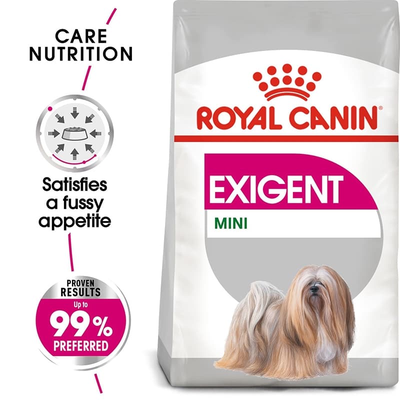 غذای خشک سگ نژاد کوچک بد غذا رویال کنین Royal Canin Mini Exigent وزن 3 کیلوگرم — تصویر ۳