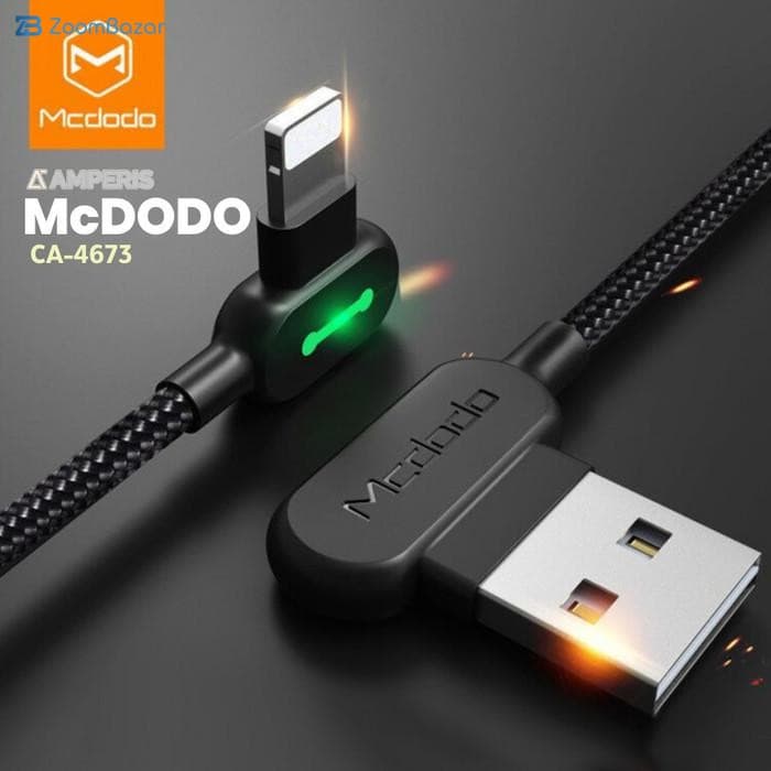 کابل تبدیل USB به لایتنینگ مک دودو مدل CA-4673 طول 1.8 متر — تصویر ۹
